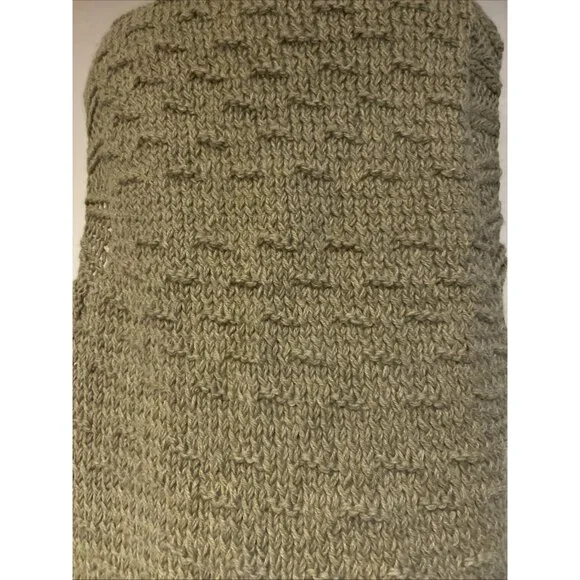 French Angora Wool Boho Hippie Chunky Knit Sweater Vest Art to Wear Large XL New - Picture 12 of 15